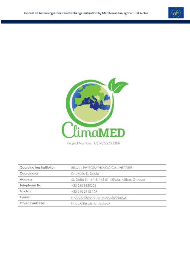 Official Edition of LIFE ClimaMED Results PDF thumbnail