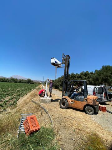 LIDAR installation, Tympaki Crete